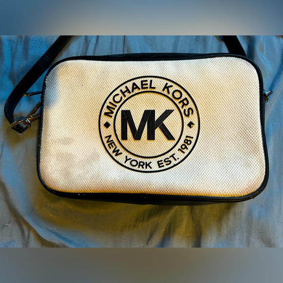 UGG Bags Michael Kors Fulton Sport Large Canvas Crossbody Bag